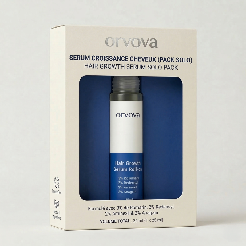 Sérum Repousse Capillaire Roll-On ORVOVA — le guide complet de la repousse capillaire