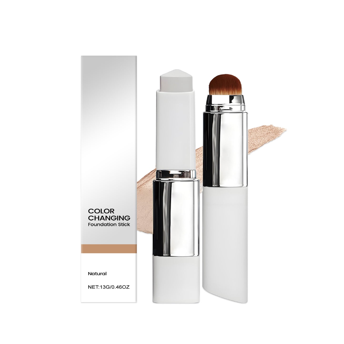 2-in-1 Stick Foundation, Natural Coverage | Long-Lasting Makeup - Utilisation